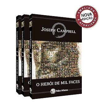 Capa do livro O Herói de mil faces por Joseph Campbell na Amazon