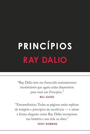 Capa do livro Princípios do autor Ray Dalio, amazon.