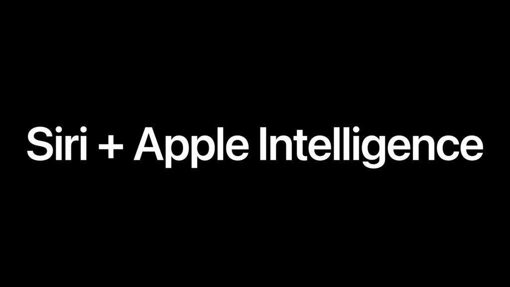 Siri AI, Siri + Apple Intelligence. From Apple annoucement video: Apple WWDC26, June 8th. Introducing Siri AI and much more.